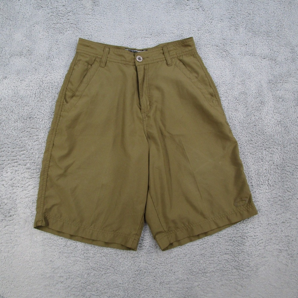 Oakley Men Cargo Shorts Size 28 Olive Green Utility Outdoor 20469-783 Y2K